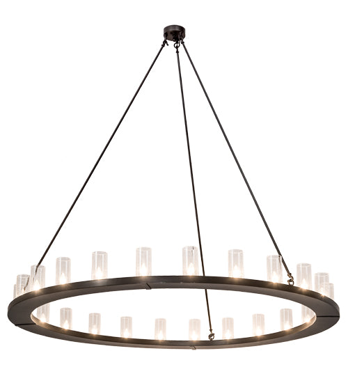 72" Wide Loxley 24 Lt Chandelier