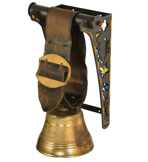 14.5" Wide Swiss Cow Bell Bracket Only