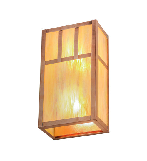 6.5"W Double Bar Mission Wall Sconce