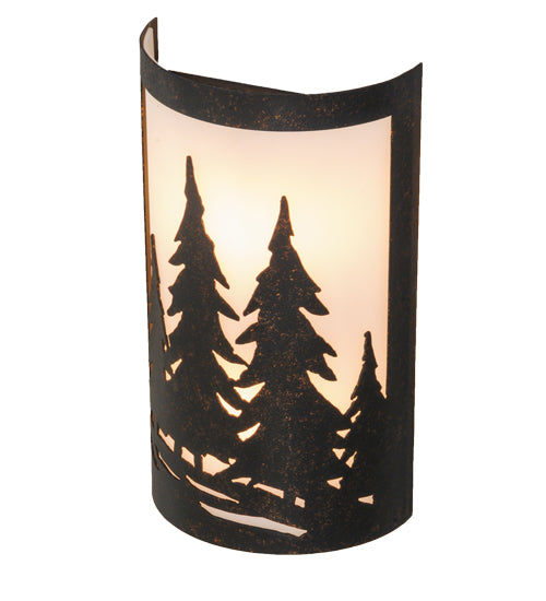 8"W Tall Pines Ada Wall Sconce