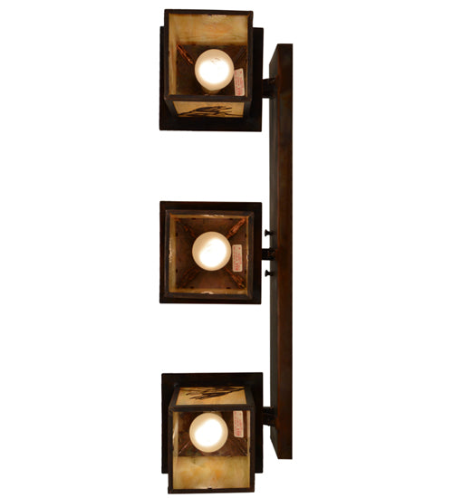 28.5"W Balsam Pine 3 Lt Vanity Light