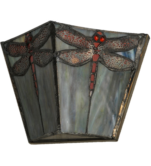 7.5"W Prairie Dragonfly Wall Sconce