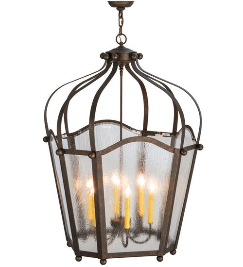 32"W Citadel 6 Light Pendant