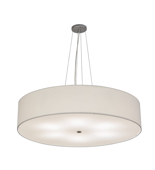 36" Wide Cilindro White Textrene Pendant