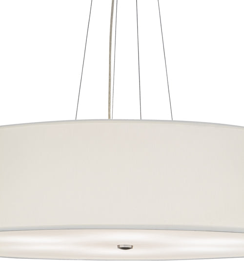 36" Wide Cilindro White Textrene Pendant