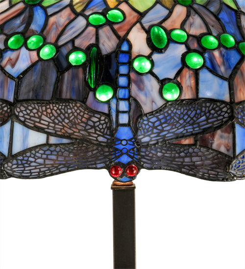 67"H Tiffany Hanginghead Dragonfly Floor Lamp