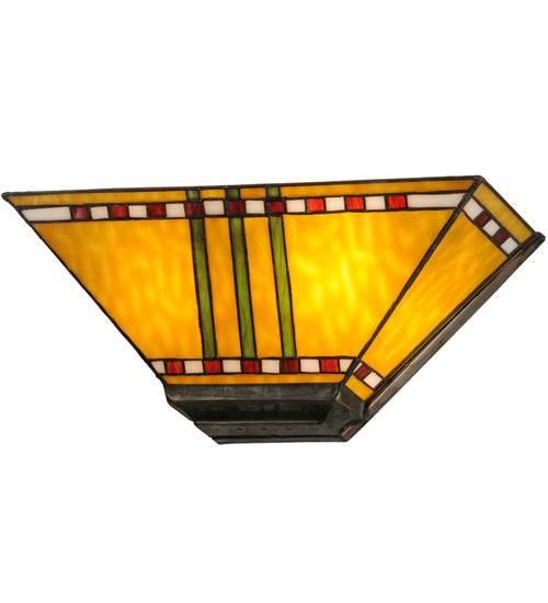 16" Wide Prairie Corn Wall Sconce