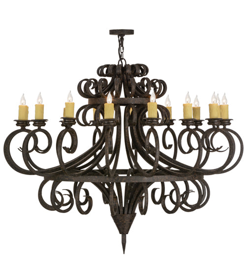 60" Wide Symen 16 Light Chandelier