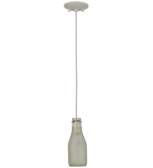 5"W Milk Bottle LED Mini Pendant