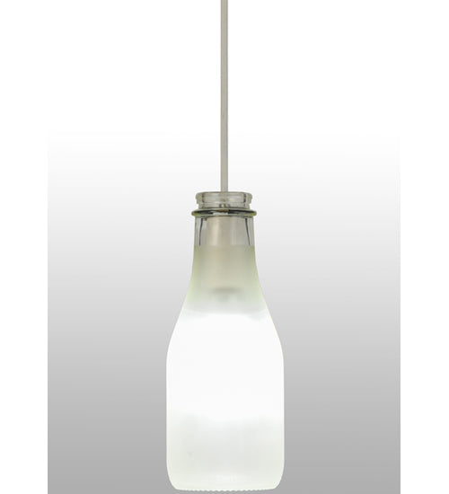 5"W Milk Bottle LED Mini Pendant