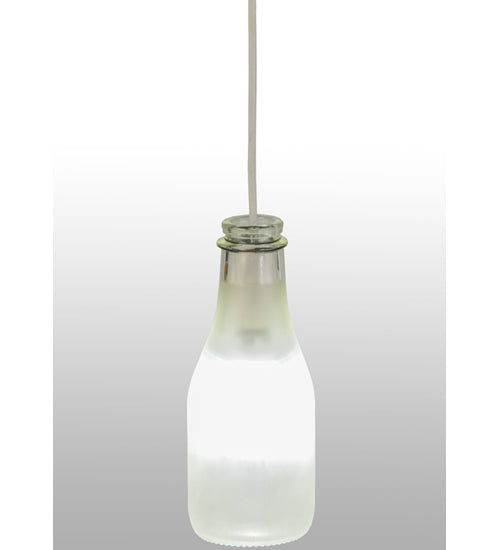 5"W Milk Bottle LED Mini Pendant