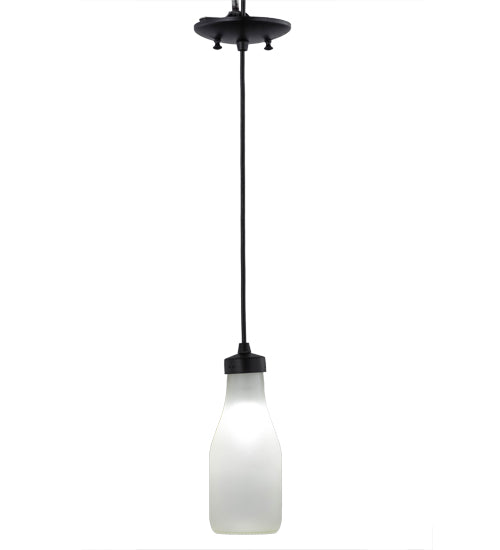 5" Wide Milk Bottle LED Mini Pendant