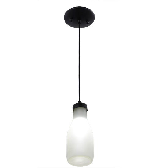 5" Wide Milk Bottle LED Mini Pendant