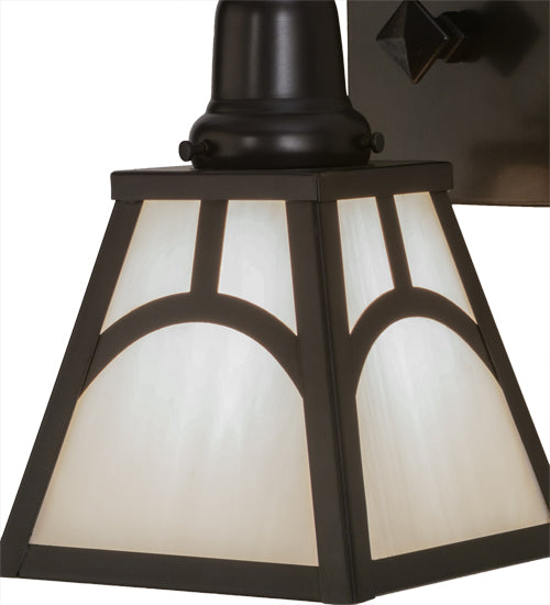 6"W Mission Hill Top Wall Sconce