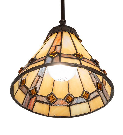 8" Wide Belvidere Mini Pendant