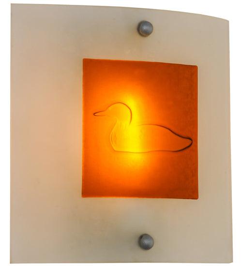 11" Wide Metro Fusion Loon Wall Sconce