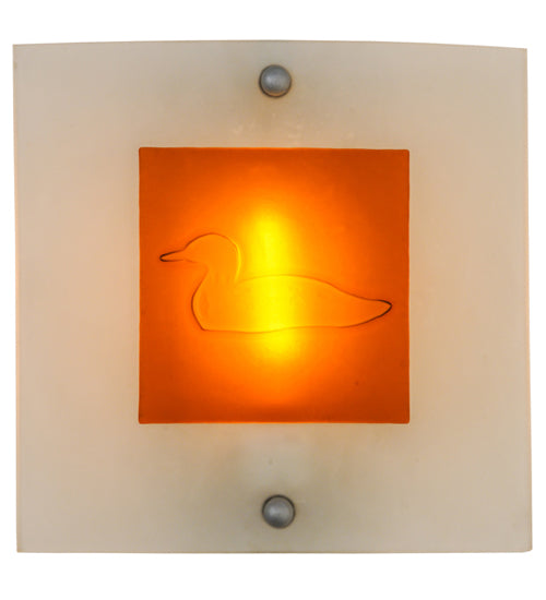 11" Wide Metro Fusion Loon Wall Sconce