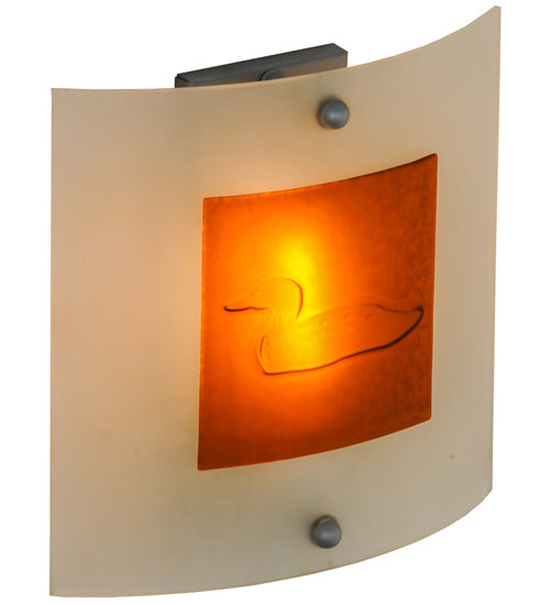 11" Wide Metro Fusion Loon Wall Sconce