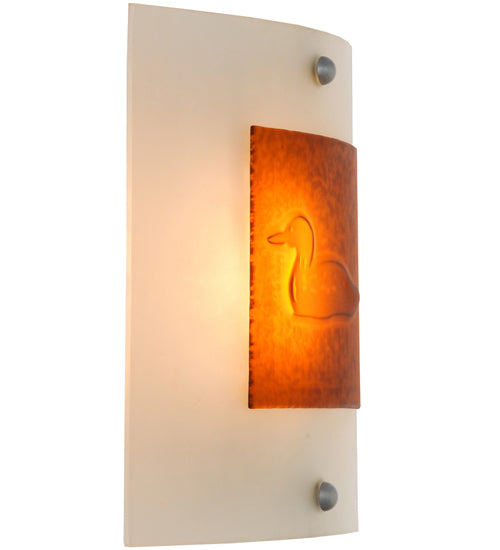 11" Wide Metro Fusion Loon Wall Sconce