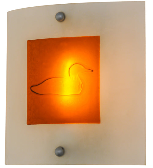 11"W Metro Fusion Loon Wall Sconce