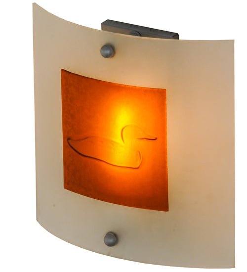 11"W Metro Fusion Loon Wall Sconce