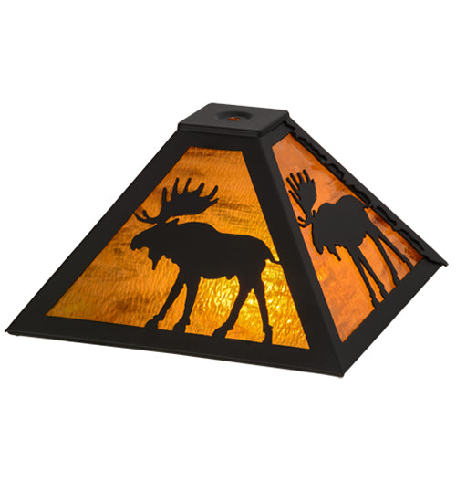 11.5" Square Moose Through The Trees Shade