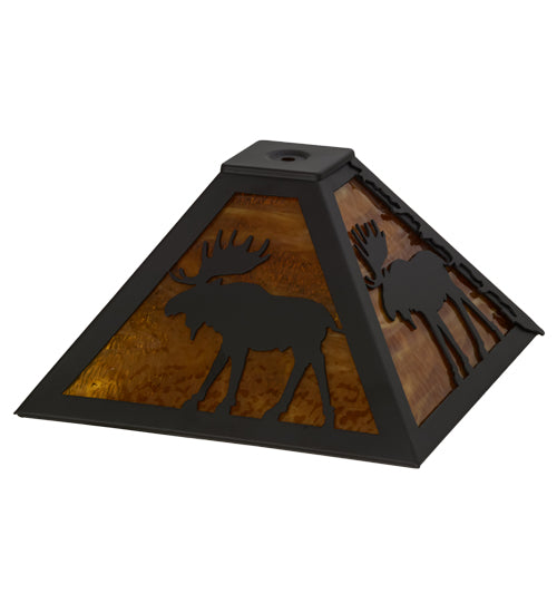 11.5" Square Moose Through The Trees Shade