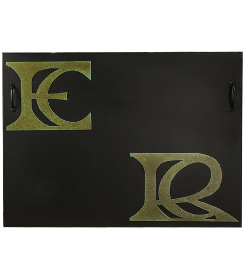 38" Wide X 46" High Personalized Monogram Fireplace Decor