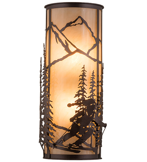 8"W Alpine Right Wall Sconce