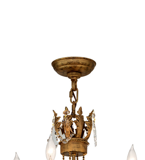 18"W Antonia 4 Lt Chandelier