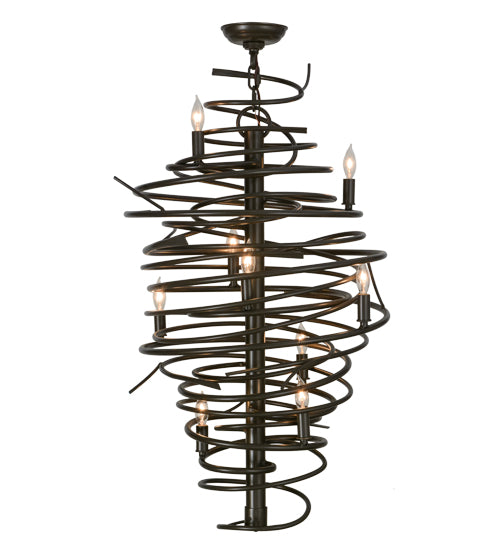 21"W Cyclone 9 Lt Chandelier