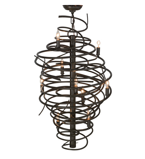 21"W Cyclone 9 Lt Chandelier