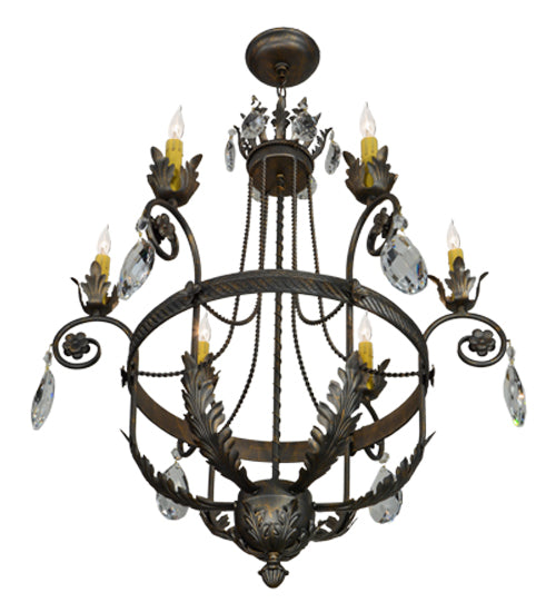 26"W Antonia 6 Lt Chandelier