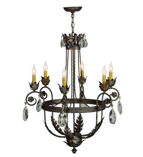 26"W Antonia 6 Lt Chandelier