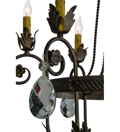 26"W Antonia 6 Lt Chandelier