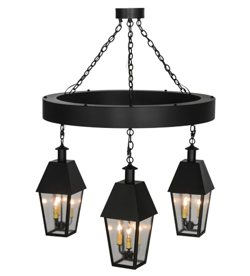 42"W Oneida Lantern Chandelier