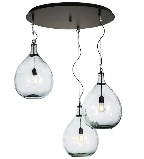 47"W Euri Tanta 3 Lt Cascading Pendant