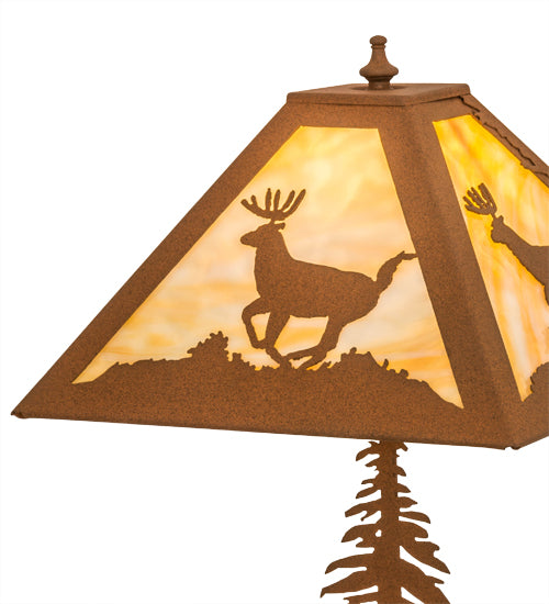 22"H Lone Deer Table Lamp