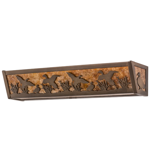 24"W Ducks In Flight Vanity Light