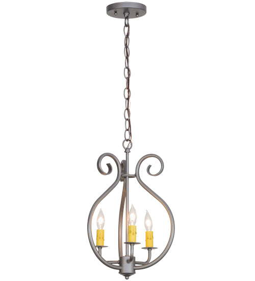 12"W Easton 3 Lt Pendant