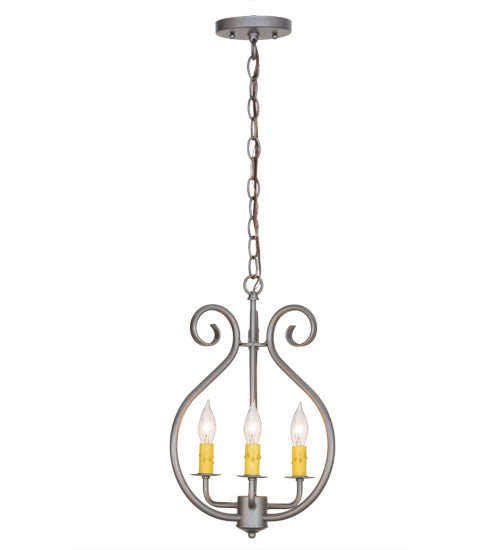 12"W Easton 3 Lt Pendant