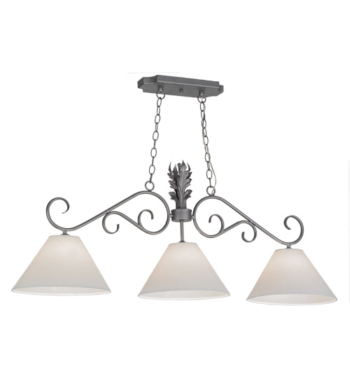 48" Long Bristol 3 Light Island Pendant