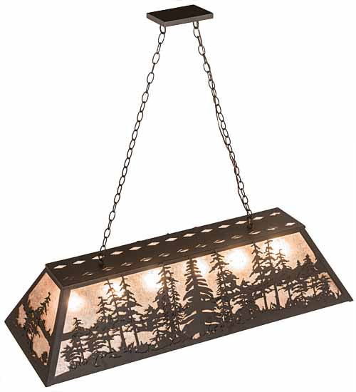 48"L Tall Pines Oblong Pendant