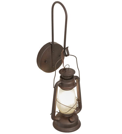 7"W Miners Lantern Wall Sconce