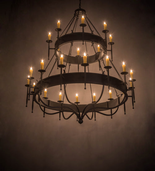 72" Wide Marta 24 Light Two Tier Chandelier