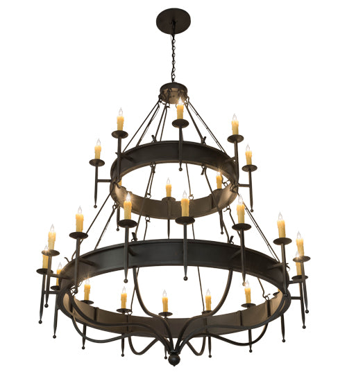 72" Wide Marta 24 Light Two Tier Chandelier