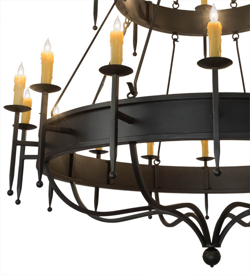 72" Wide Marta 24 Light Two Tier Chandelier