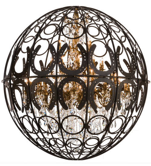 70" Wide Equestriana Crystal Chandelier