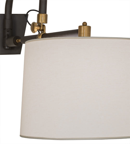 20"W Stuyvesant Swing Arm Wall Sconce