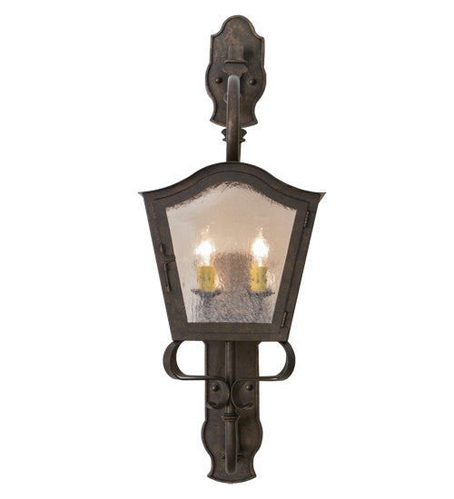 12"W Christian Lantern Wall Sconce